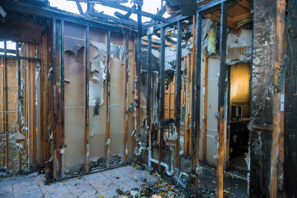Professional Soot Cleanup technician working in Englewood, NJ